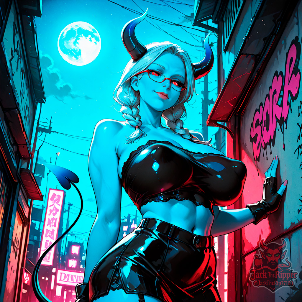 JackTheRip77160's tweet photo. Dr Yumi has two sides to her: her daytime self... and her night-time self 😈

#TwintailTuesdayAI by @msashleighrowan + #AITieflingTuesday by @Blue_AI__Bunny + #TubeTopTuesdayAI from @soulforged77 + #TransformationTuesday hosted by @SamanthaDareWrd

#AIart #StableDiffusion #SFW https://t.co/yttOeRCKz5