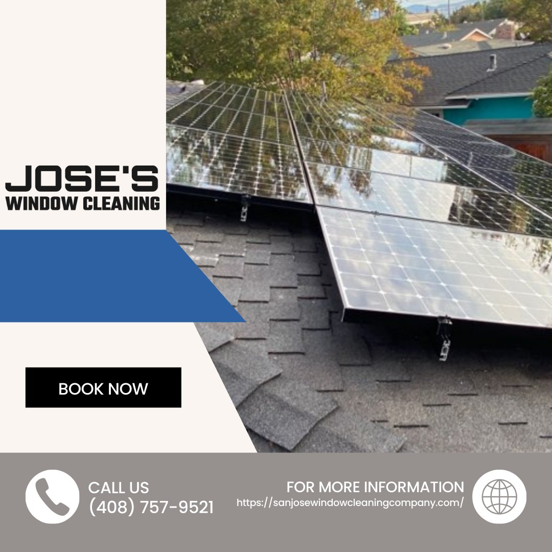 JoseWindow's tweet photo. Energy output drops when panels are covered in dust and debris. We provide safe, effective solar panel cleaning services to help you get the most from your system. Call us now to keep your efficiency strong. #SolarPanelCleaning
https://t.co/qfaX6v7hjZ https://t.co/Oa4D7l0Hnx