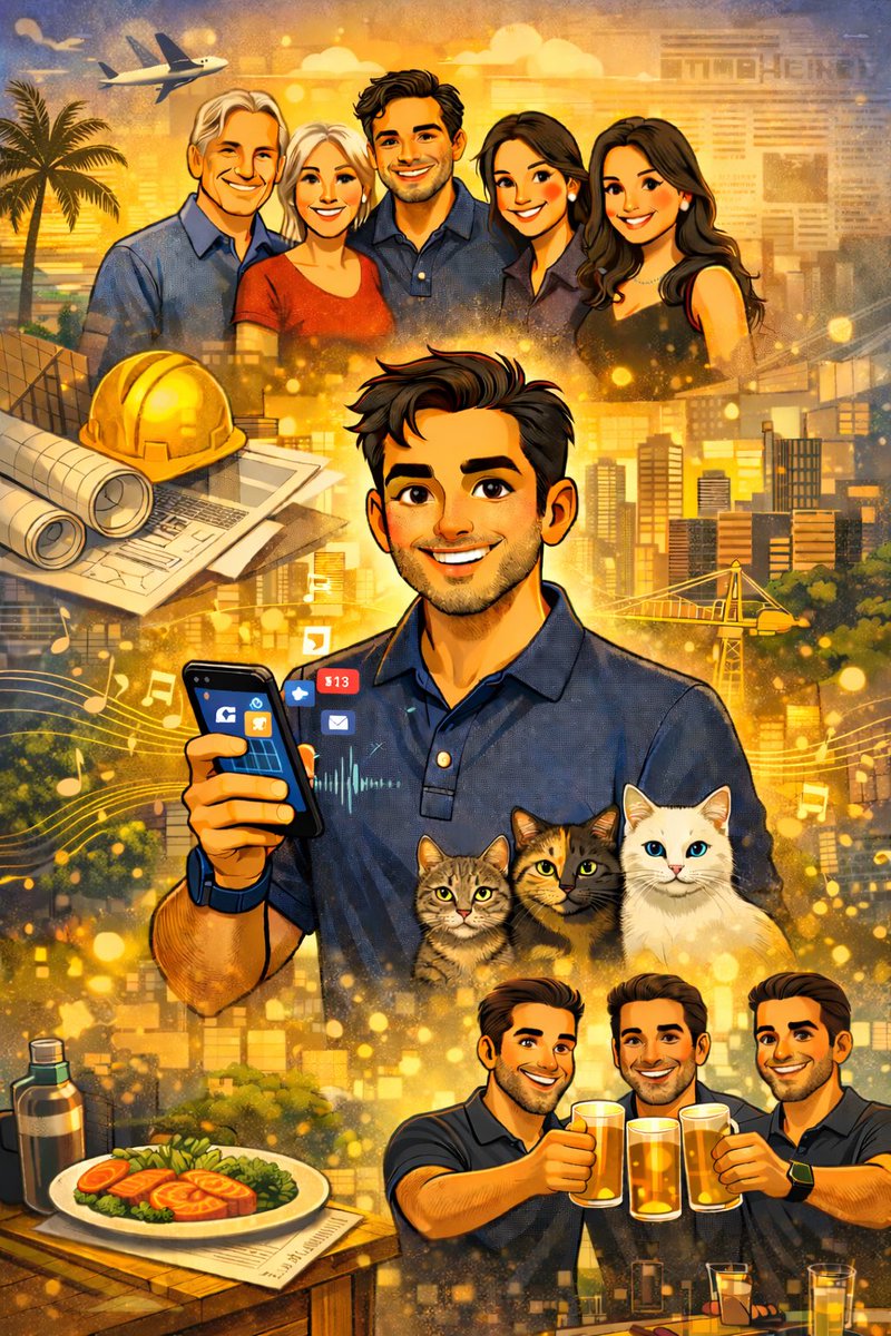 La caricatura que me hizo la IA me entendió mejor que mi CV 😄

#caricaturetrend #cartooncharacter #ia #ai