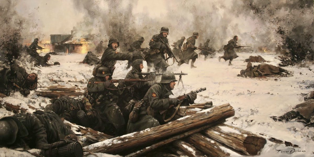 Uno de los hechos de armas más destacado de la División Azul ocurrió entre el 10 y el 13 de febrero de 1943 en Krasni Bor, a 20 km de Leningrado, hoy San Petersburgo. Unos 5000 divisionarios hicieron frente y detuvieron el ataque de un ejército ruso formado con 45000 mil