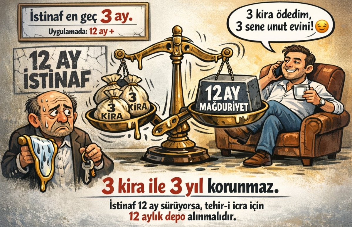 #EvimiVersene <a href="/adalet_bakanlik/">T.C. Adalet Bakanlığı</a> 
İstinafta 3 aylık depo ücreti alınıyorsa 3 ayda çözumlenmesi lazım kiracı istinafa giderim 3 yıl unut evini diye tehdit ediyor  sizce mağduriyet düzeltilmesi gerekmez mi bakanım