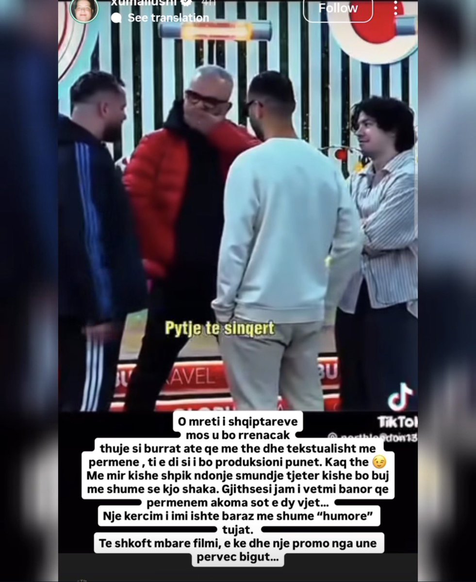 O Xum nese je n’tag, I swear to God, je me vip ti se gjith banort e #bbvipal5 🤍