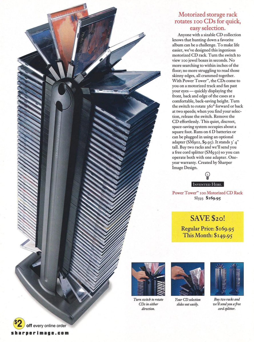 Motorized CD Tower (2000)