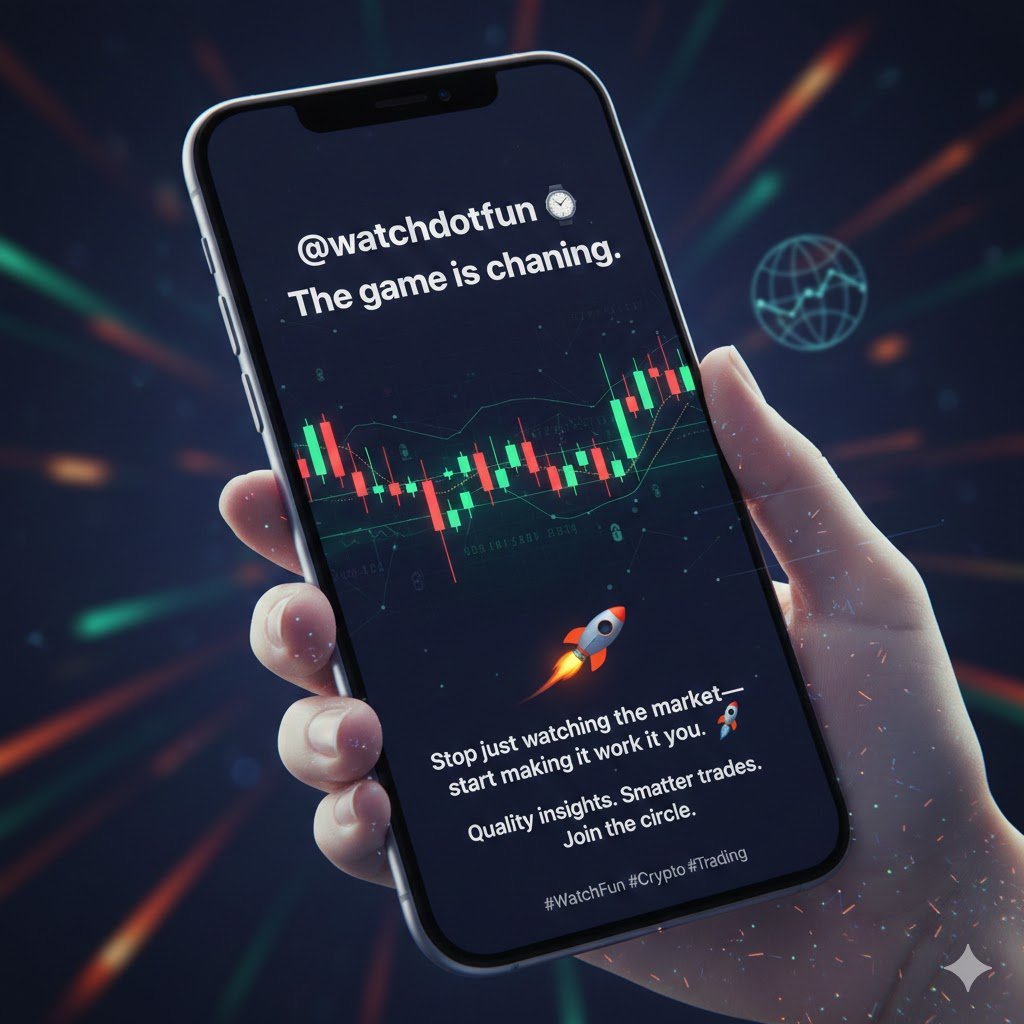 Ashton_Moka's tweet image. The game is changing at @watchdotfun. ⌚✨

Stop just watching the market—start making it work for you. Whether you're hunting for the next big trend or tracking real-time moves, this is where the action lives. 🚀

#WatchFun #Crypto #trading