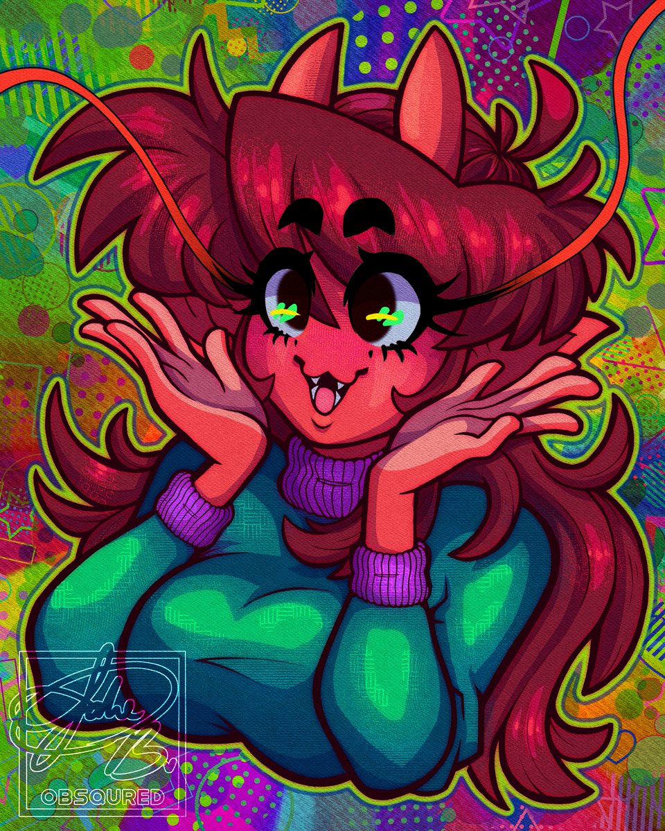 obsqured's tweet photo. Sochi letting her hair down 🦐✨ https://t.co/rwBvitXthg
