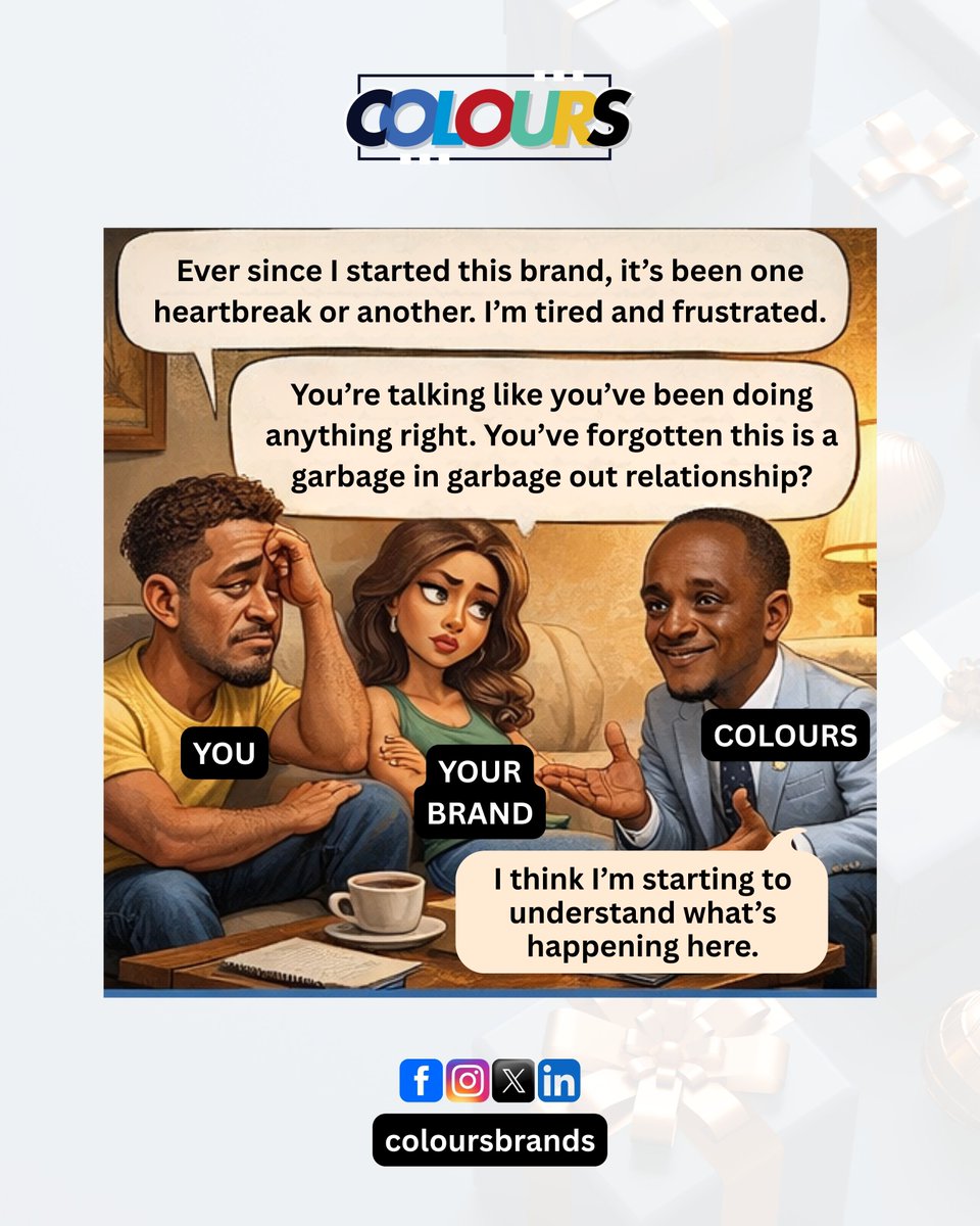 colours_brands's tweet photo. Some problems you're having with your brand might come off as "irreconcilable differences."  

But a session with the right Brand Therapist can get you started on the path to recovery.  

Therapist Colours is here to solve all brand-related issues. https://t.co/ZyfWEDP62p