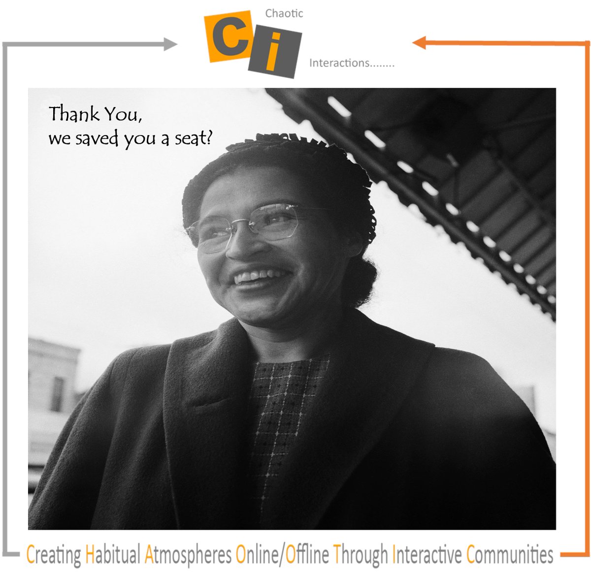 savinghomesAA's tweet photo. SHAA &amp; CI celebrates Rosa Louise McCauley Parks who was an American civil rights activist. We say "Thank You, we saved you a seat?" #BlackHistoryMonth #BlackHistoryisAmericanHistory #RosaParks https://t.co/oTh9IOz5Gt