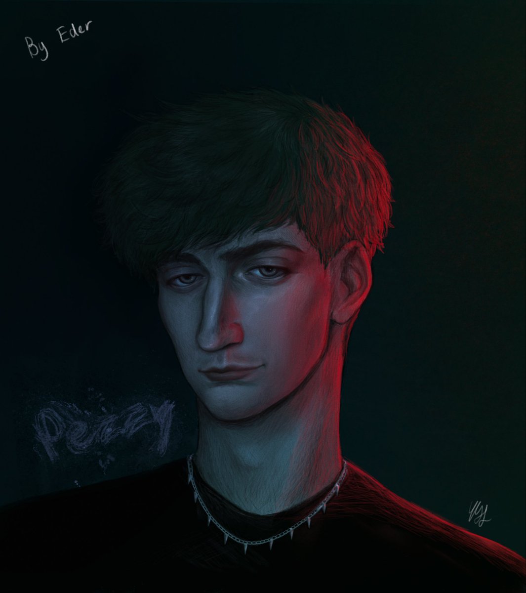 Hey pezzy sorry for drawing you bald I didnt think you’d see it so heres my apology I hope you like it :D

#pezzyfanart #pezzy