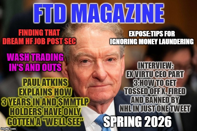 FlyEaglesFly529's tweet image. 🚨BREAKING NEWS🚨
The Spring 2026 FTD Magazine hits the newsstands tomorrow!!!
Make sure to grab your copy!
$GME $DJT $AMC $MMTLP $KODK $QNTM $GNS $NWBO $BB $SLV
@kshaughnessy2 @annvandersteel @KMBEST77 @kimkep4796 @bleedblue18 @xMarketNews @busybrands @GenFlynn @ReesePolitics