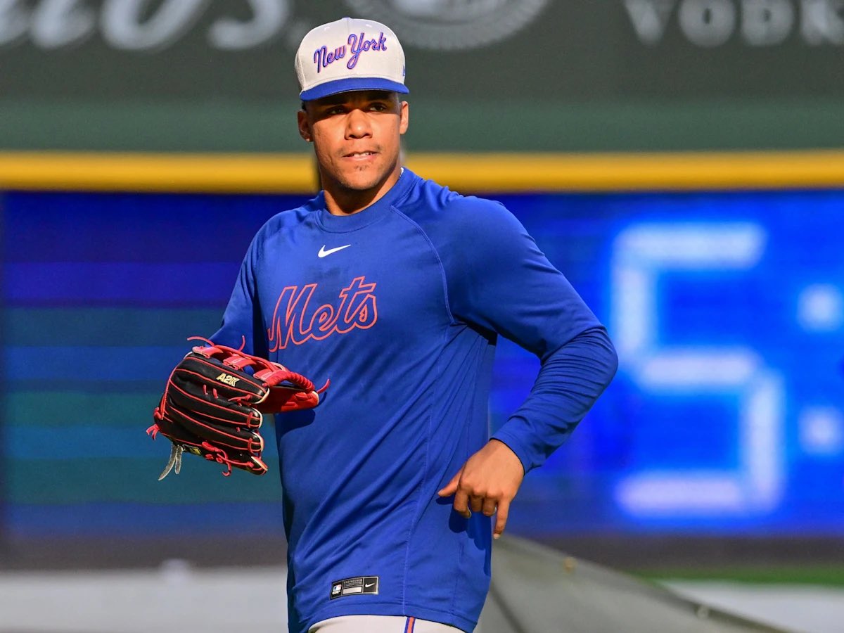 Metsmerized's tweet image. Juan Soto will transition from playing right field to left field this year.