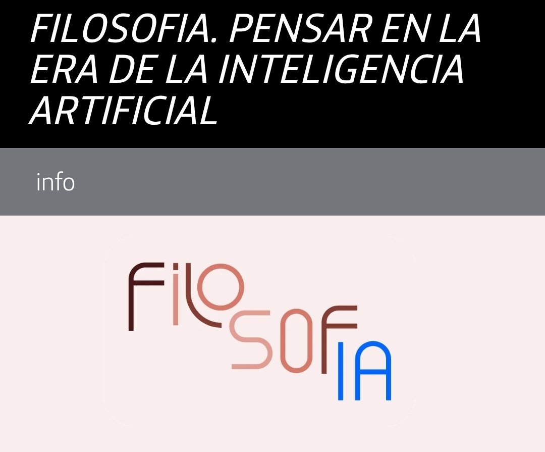 joobid's tweet image. Si estás en Madrid, @fundacionTef y @Deloitte_ES te invitan a la mesa redonda #FilosofIA en el @EspacioFTef

Pensar en la era de la inteligencia artificial, un evento para reflexionar sobre el papel de la filosofía y las humanidades en la era de la inteligencia artificial.