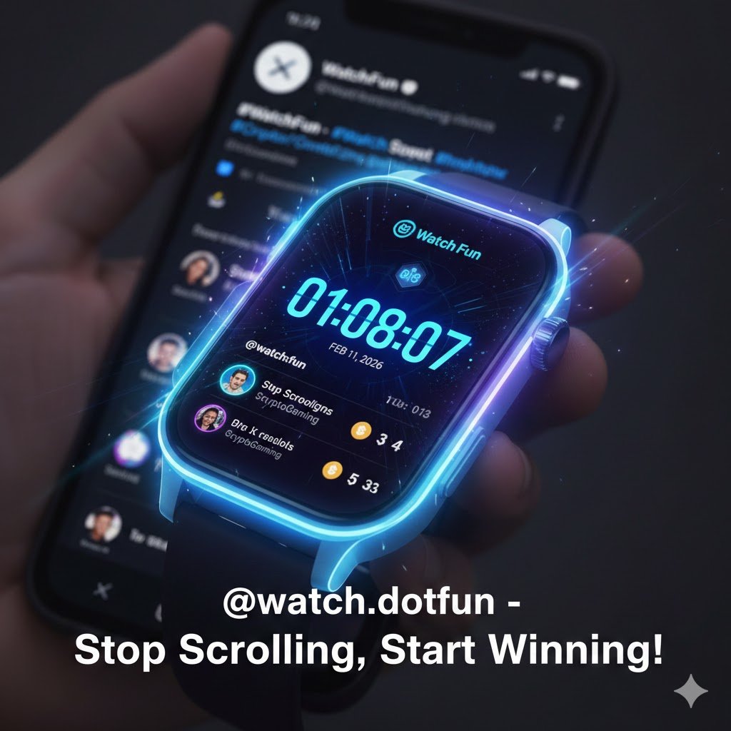 Adah_Lesson's tweet image. Hey @watchdotfun! ⌚✨

Stop scrolling and start winning. I’m diving into the ultimate ecosystem where precision meets pure entertainment. The community is buzzing, the rewards are real, and the timing is perfect. Don’t just watch the game—own it. 🚀🏆

#WatchFun #Crypto Gaming