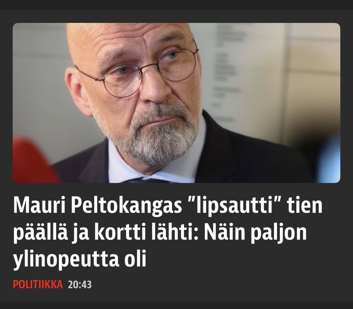 Mauri voi lipsauttaa ittesä vaikka metsään mun puolesta

#persut