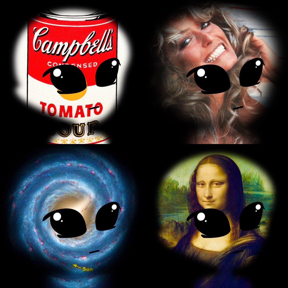 CryptoNunks's tweet photo. gm/ogs The 3D matrix may be dissolving… but you are not! #Nunks #Sheen #NE01s #Auras #NeoPopArt #AlienArt Gaia 2/5D ∆©˚ https://t.co/P5I3Bh45zW