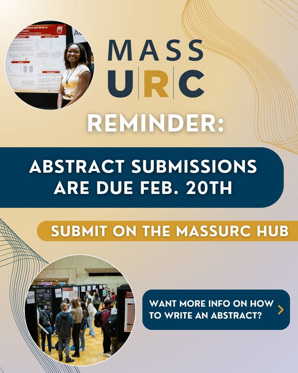 Massachusetts Undergraduate Research Conference tweet media