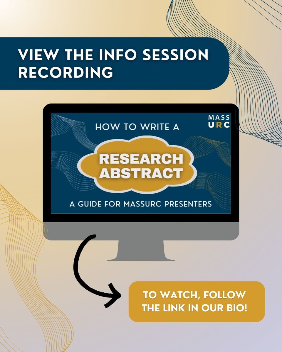 Massachusetts Undergraduate Research Conference tweet media