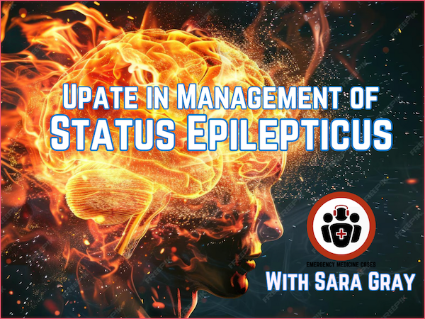 Status epilepticus=race against time. Speed dictates outcomes.
EM Cases podcast with <a href="/EmICUcanada/">Sara Gray</a>: clock-anchored, ED-practical approach to early benzos, escalation pitfalls, airway, anesthetic Rx, non-convulsive status + high-yield algorithm.

🔗 emergencymedicinecases.com/upate-manageme…

#FOAMed