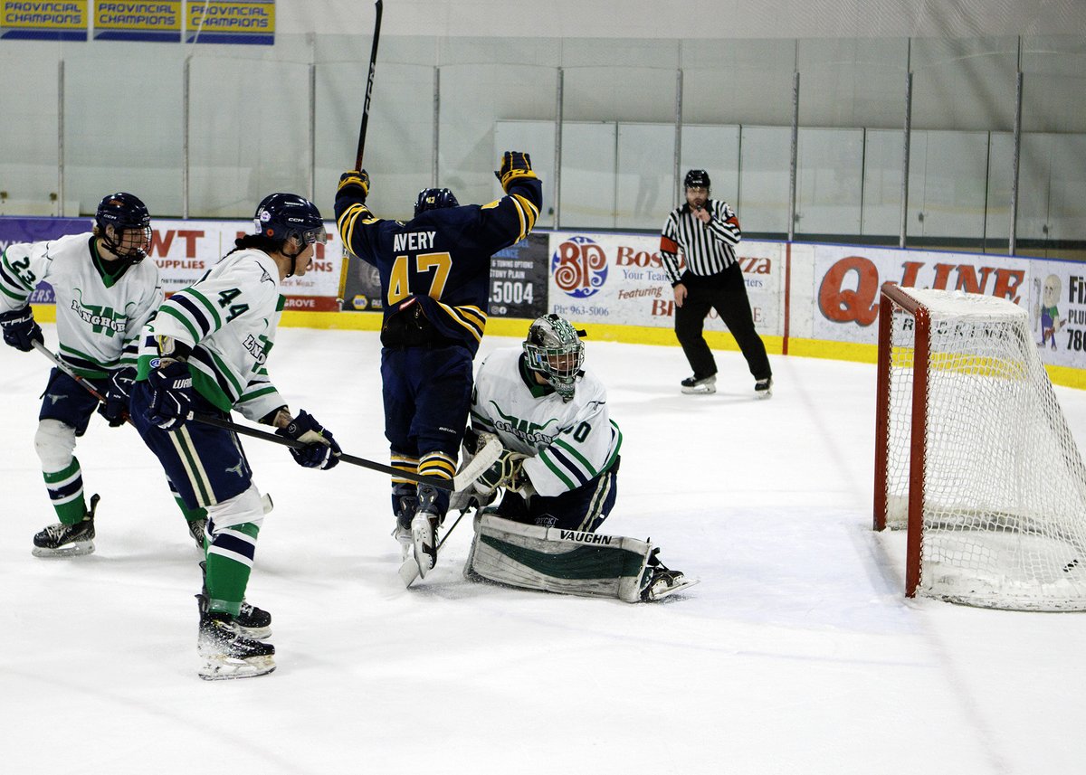 StonyEagles's tweet photo. PLAYOFF HOCKEY TOMORROW! 🦅

Come support the Eagles when we host Wetaskiwin for Game 3 and look to grab the series lead!

The series has been wildly entertaining so tell your friends to come and PACK THE NEST! 

Game time is 7:30 PM! The beer will be on ice! 🍻 https://t.co/2Vbs4h3Toj