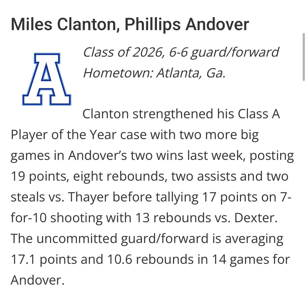 AndoverBVBasketball tweet media