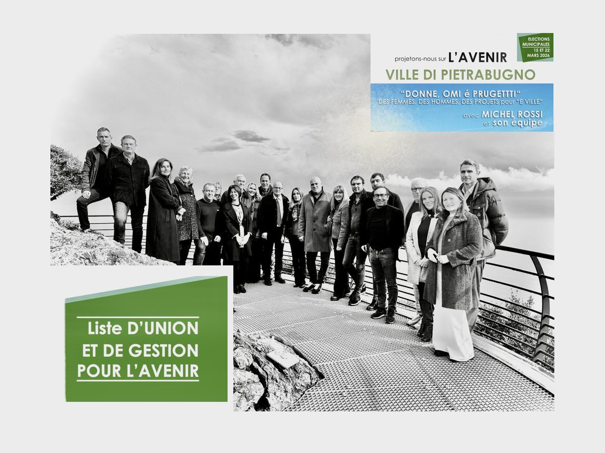 DEMAIN MERCREDI 11 FÉVRIER Je présenterai la liste d’UNION et de GESTION pour L’AVENIR a l’ORANGE BLEUE À TOGA à 18 heures 30.