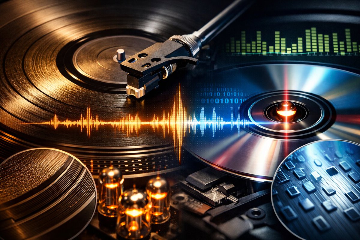 Klangheimat's tweet photo. Vinyl klingt nicht besser als CD – nur anders.
Und genau diese Andersartigkeit macht Musik emotional. 🎶
➡️ Mehr Wissen bei Klangheimat
https://t.co/oFQ3IoubbB

#VinylVsCD #HiFi #klangheimat https://t.co/mUxlSvGOwb