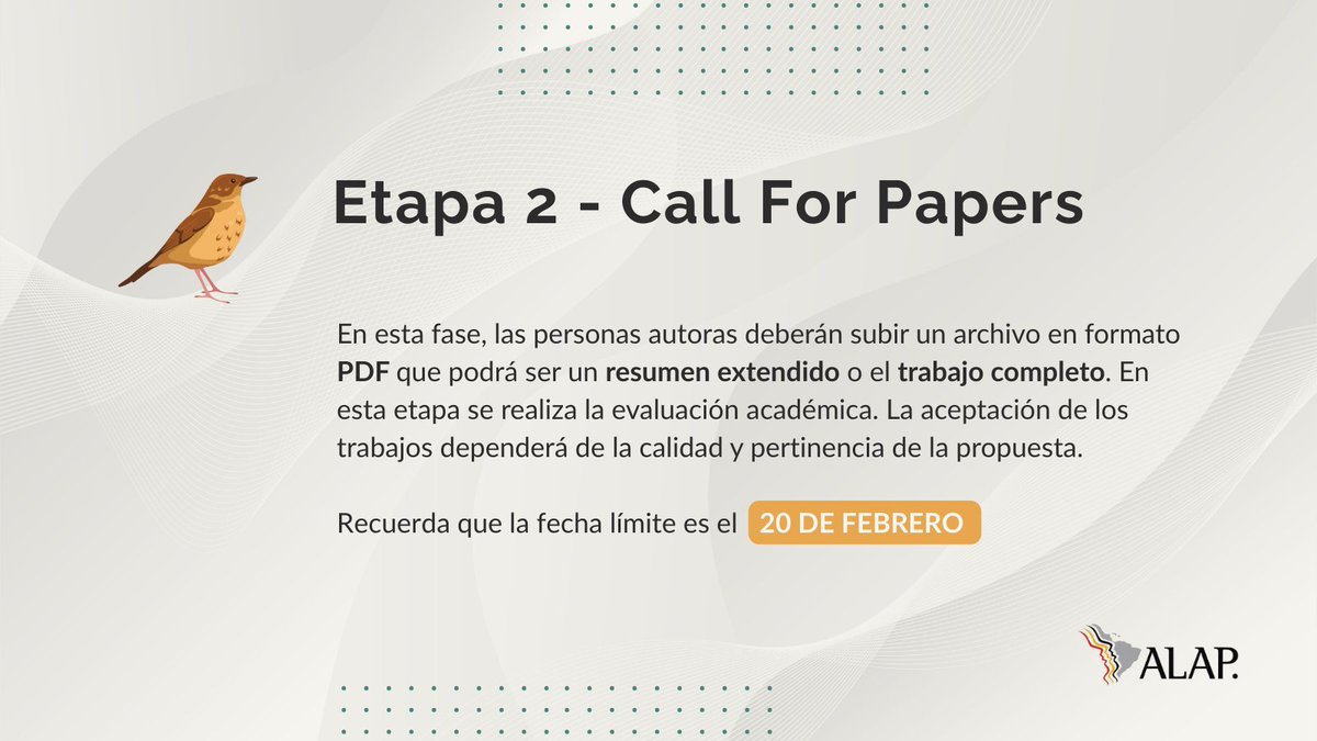 Asociación Latinoamericana de Población tweet media