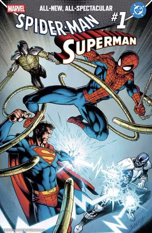 UniversoAlex's tweet photo. Hilo de portadas del nuevo crossover entre Spider-Man y Superman en los cómics https://t.co/HONOFNNu7N