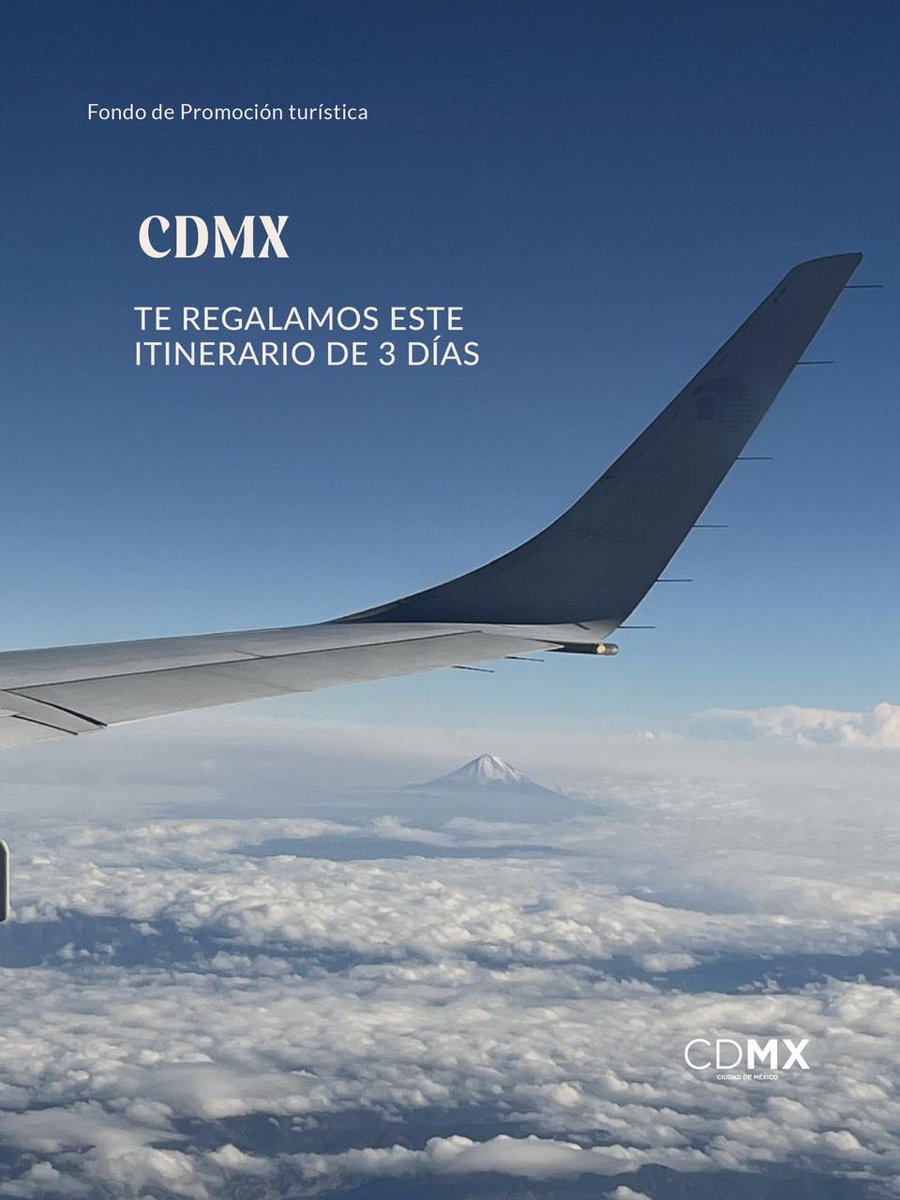 fmpt_cdmx's tweet photo. La respuesta es 3 😉
Si te preguntan, son 3 días los que te bastan para irte enamorado de la #CDMX 🇲🇽🤩
#CorazonGrande#CiudadDeMexico #CapitalDeLaTransformación
#PromocionCDMX #MexicoCity https://t.co/cbOo5JiaJh