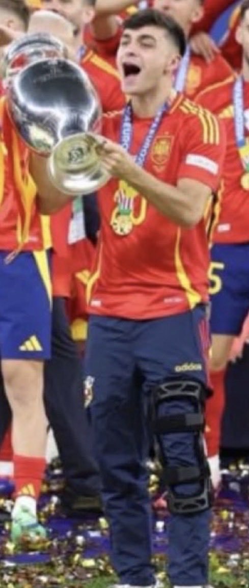 Akurat przyciął zdjęcie i zapomniał wspomnieć, że sędziowie wygrali mu trofeum, a to że był rozjebany było plusem dla kadry Hiszpanii
