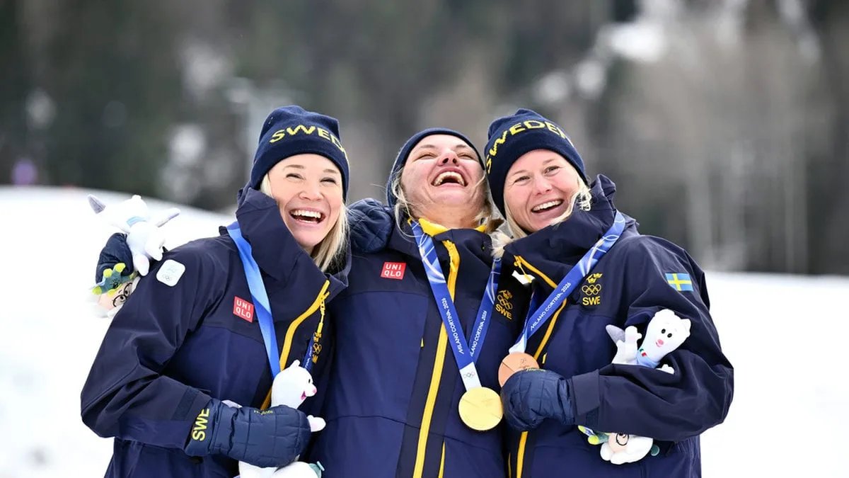 SwedeStats's tweet photo. What a day for Sweden at the Olympics. Two gold medals, one silver medal and one bronze medal.

🥇 Linn Svahn, Women's Sprint Classic
🥇 Isabella &amp; Rasmus Wranå, Curling
🥈Jonna Sundling, Women's Sprint Classic
🥉 Maja Dahlqvist, Women's Sprint Classic https://t.co/dUJwAd3Svq