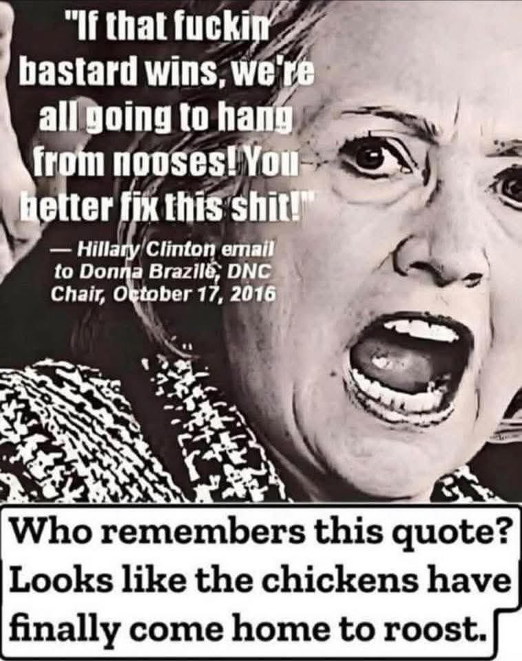 CL4WS_OUT's tweet photo. Who remembers this quote?
Looks like the chickens have finally come home to roost. https://t.co/4bmPzjvoet