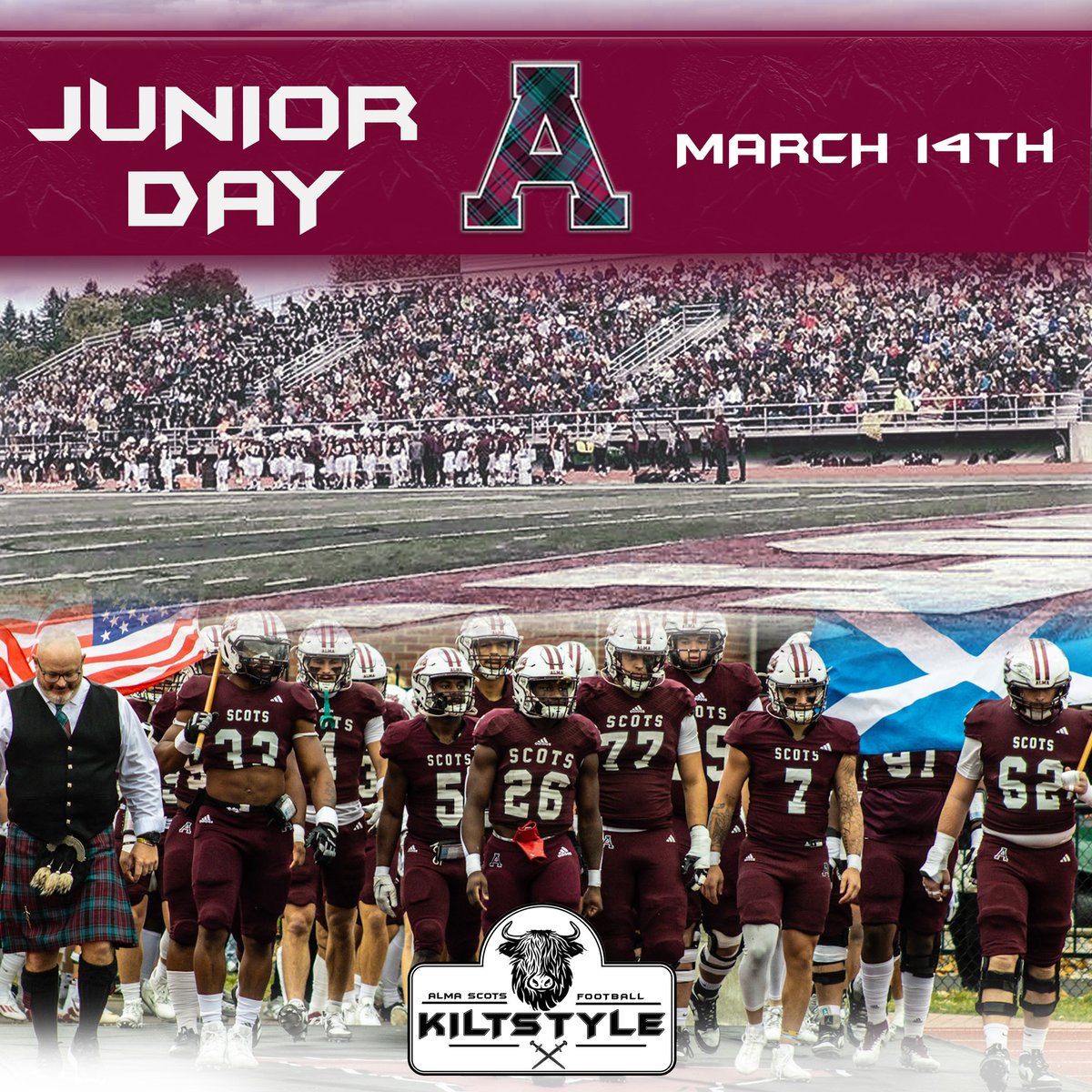 Alma College Football tweet media