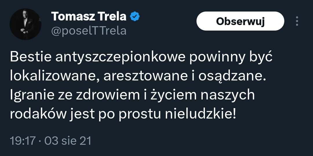 Poseł Trela. Pamiętacie?
