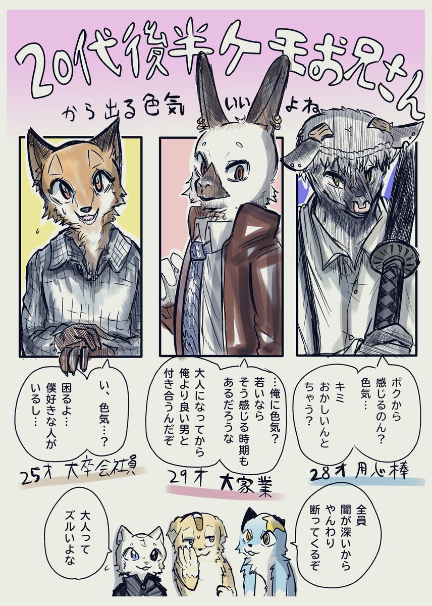 20代後半ケモお兄さんの良さについて 