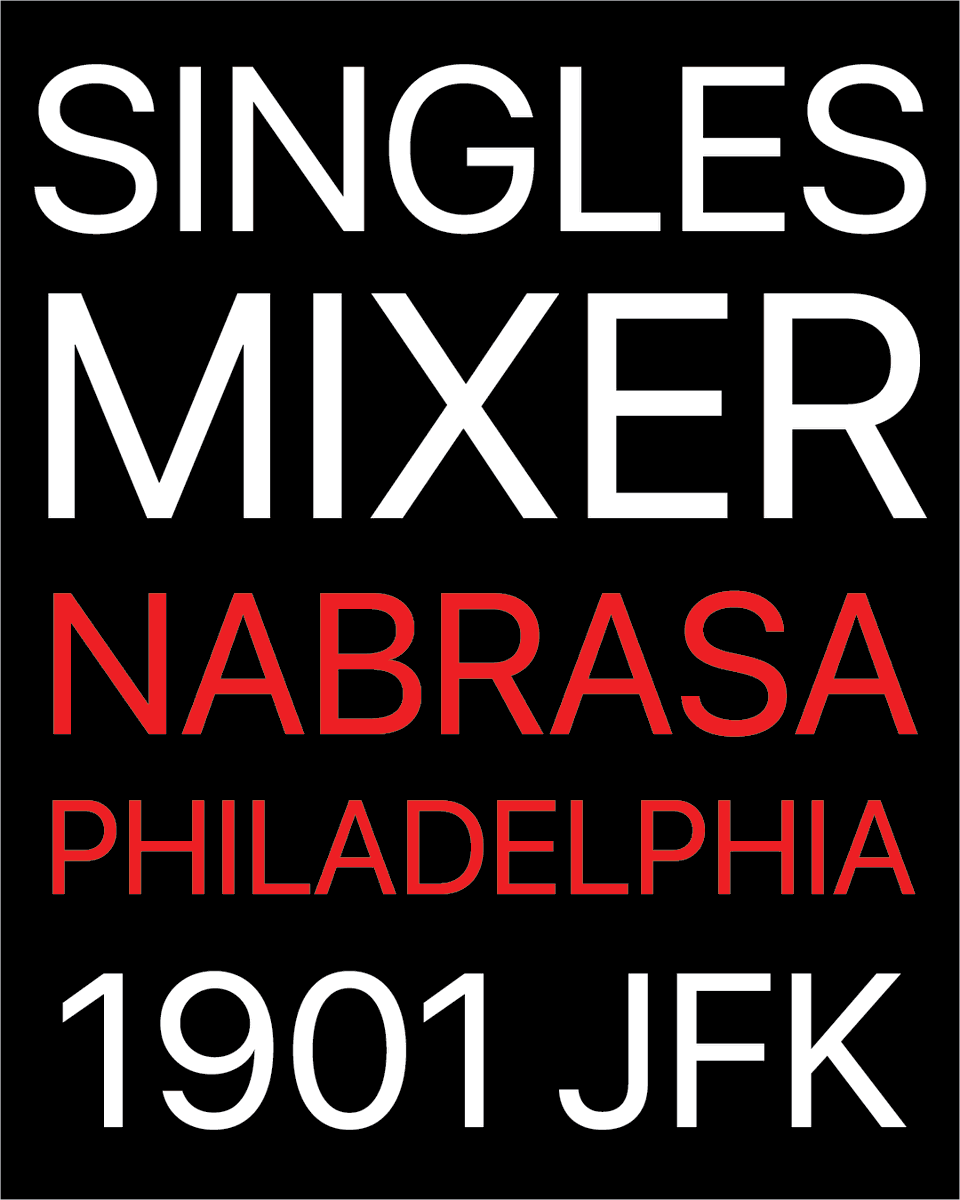 brettsilver's tweet photo. Thursday, February 12th, 2026
6pm-8pm
Join us at the Singles Mixer at NaBrasa Philadelphia at 1901 JFK (20th &amp; JFK) sponsored by Wheatley Vodka and enjoy happy hour with handcrafted cocktails and great vibes.
#singles #philly #singlesphilly
https://t.co/kKmPsy7Kzk https://t.co/GfDBUcrsVS