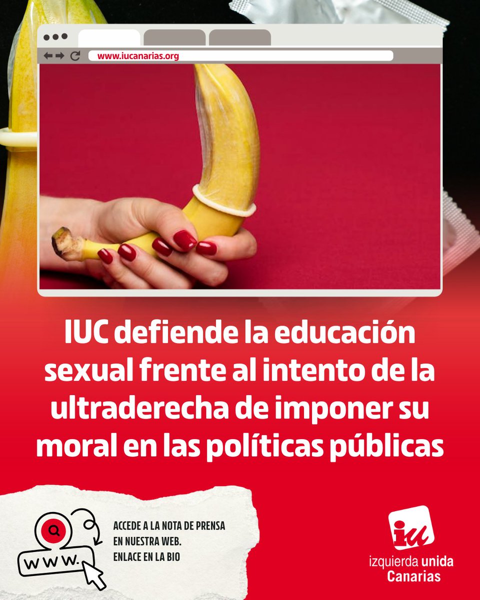 🏥 Apoyamos  la campaña de prevención de infecciones de transmisión sexual (ITS) y embarazos no deseados puesta en marcha por la Consejería de Sanidad del Gobierno de Canarias con motivo del Carnaval.