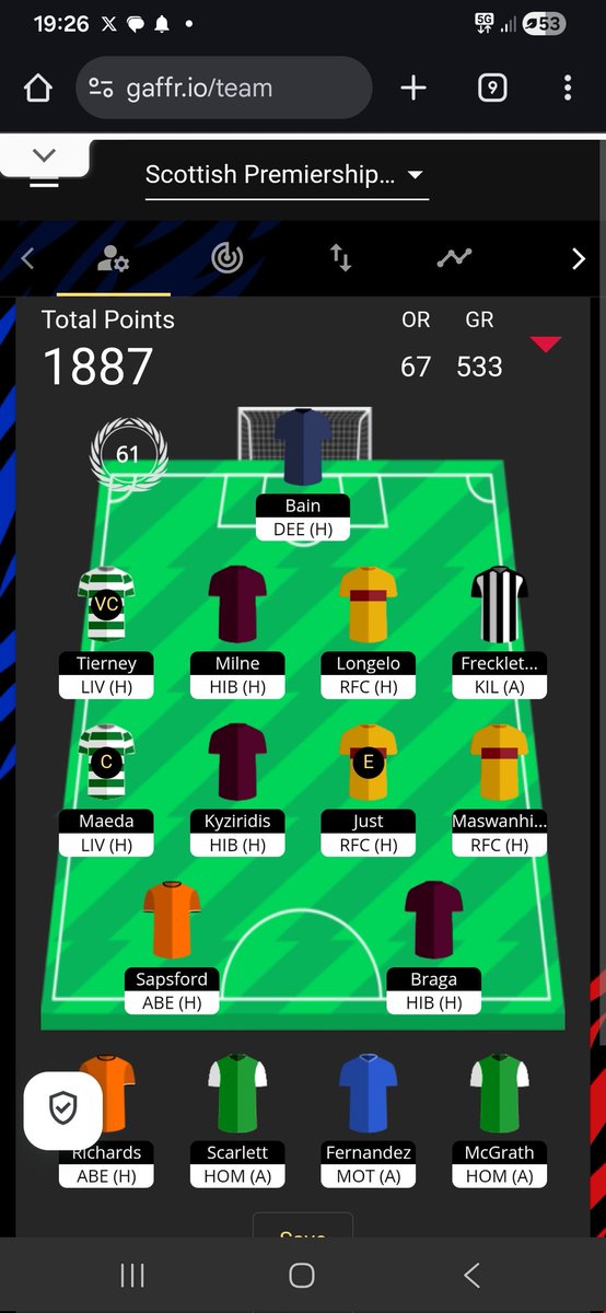 Half Hour Fantasy Podcast 🏴󠁧󠁢󠁳󠁣󠁴󠁿 tweet media