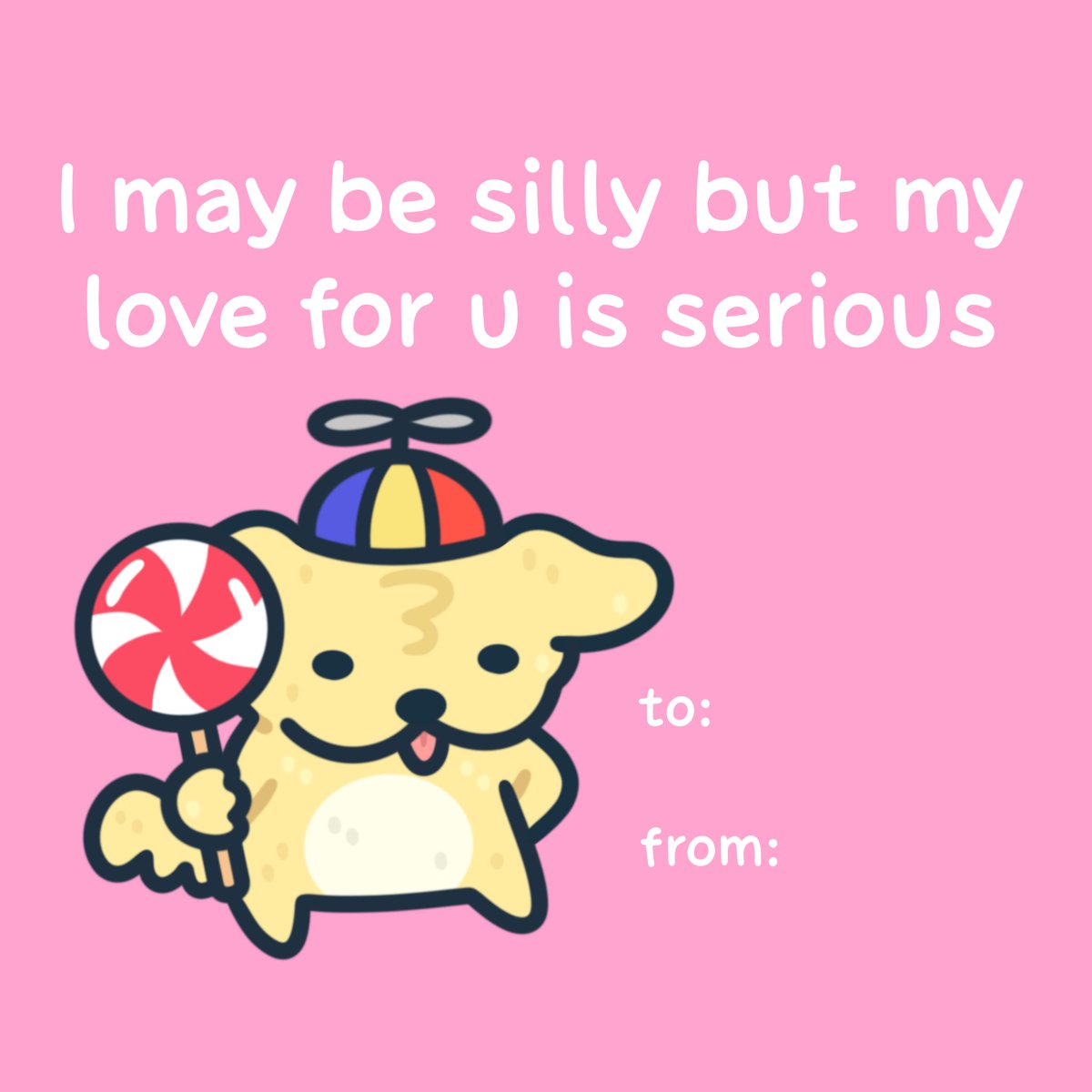 🧵 1/4 Suni the Dog Valentines cards