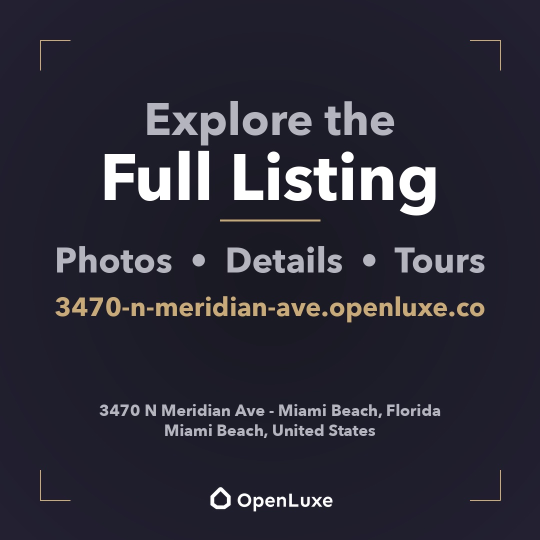 openluxere's tweet photo. FOR SALE: 3470 N Meridian Ave - Miami Beach, Florida
$2.2M | Miami Beach
4BR | 4BA
Listed by Douglas Elliman - Miami Beach

https://t.co/6D9pNYtkrE

#LuxuryRealEstate #LuxuryItaly https://t.co/l0G2tRSE3l