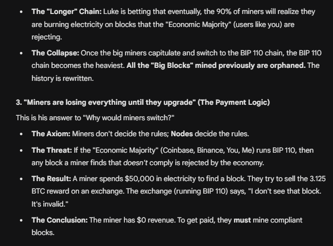 sovtoshi's tweet image. ugh. I think I like the way AI put it. It seems you intentionally see things through the lens of your chain being the only chain. It's tedious to unfilter, ironically. It seems AI can explain what you say in a way I can understand it better. Tempted to shut down my node😖