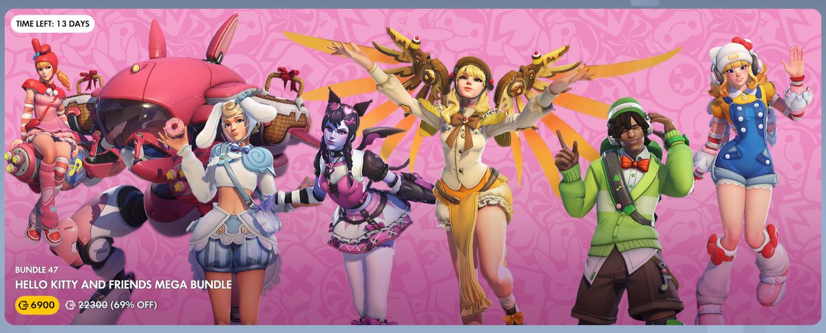 🎀HELLO KITTY AND FRIENDS GIVEAWAY🎀

Pick 1 skin of your choice this Valentine's!

🌸Follow: <a href="/eboymaker/">meowch 먀우치🌸</a>
🌸Like &amp; Retweet
🌸Tag your Valentine

2X CHANCE TO WIN IF YOU FOLLOW: twitch.tv/eboymaker

Winner will be DM'd on Valentine's Day 😼