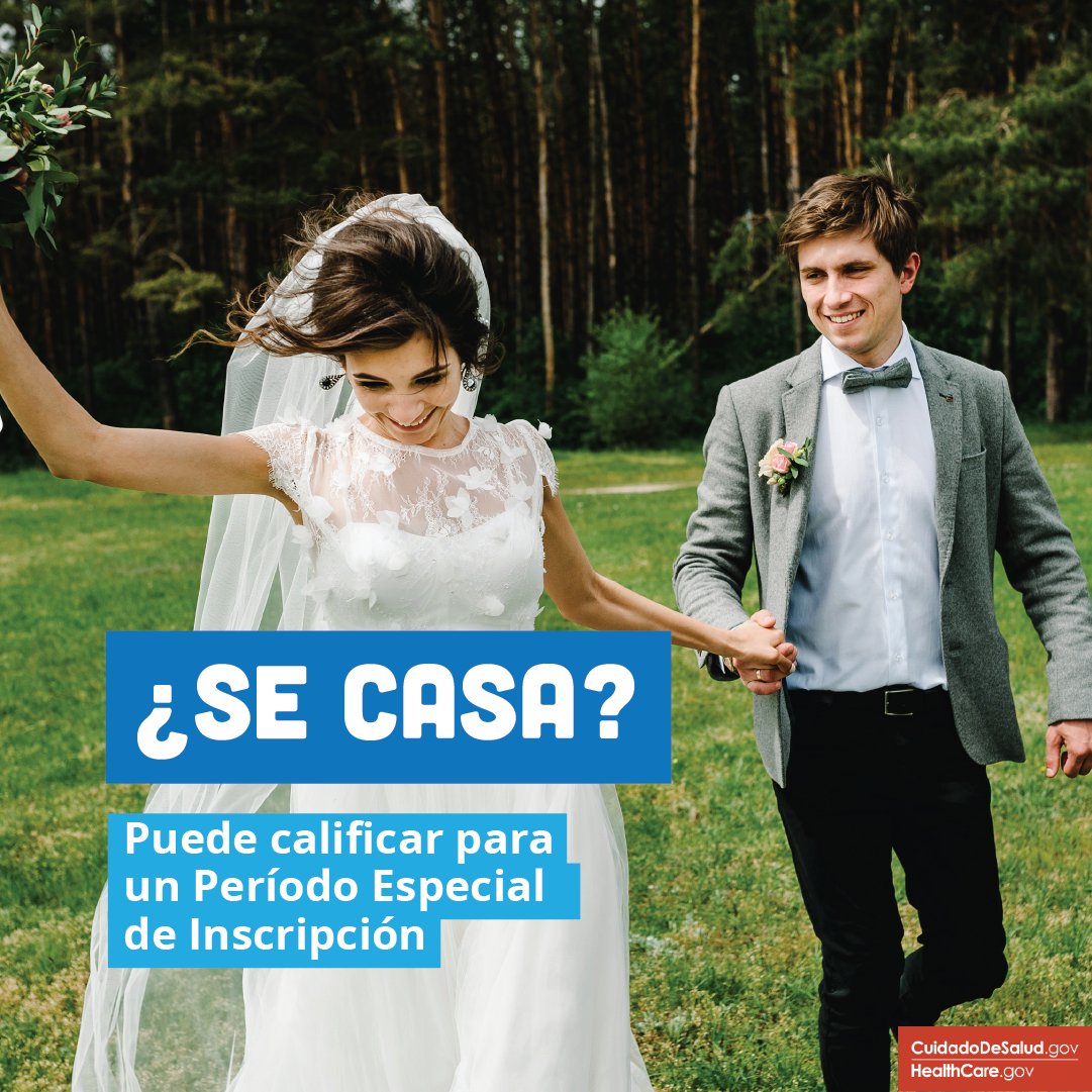 ¡¿Son esas campanas de boda las que escuchamos?!   💍
Si se casó recientemente, es posible que pueda inscribirse en un plan de salud para 2026. Vea si califica para un Período Especial de Inscripción y #ObtengaCobertura para un plan integral de calidad:  go.hc.gov/4rdQjhX