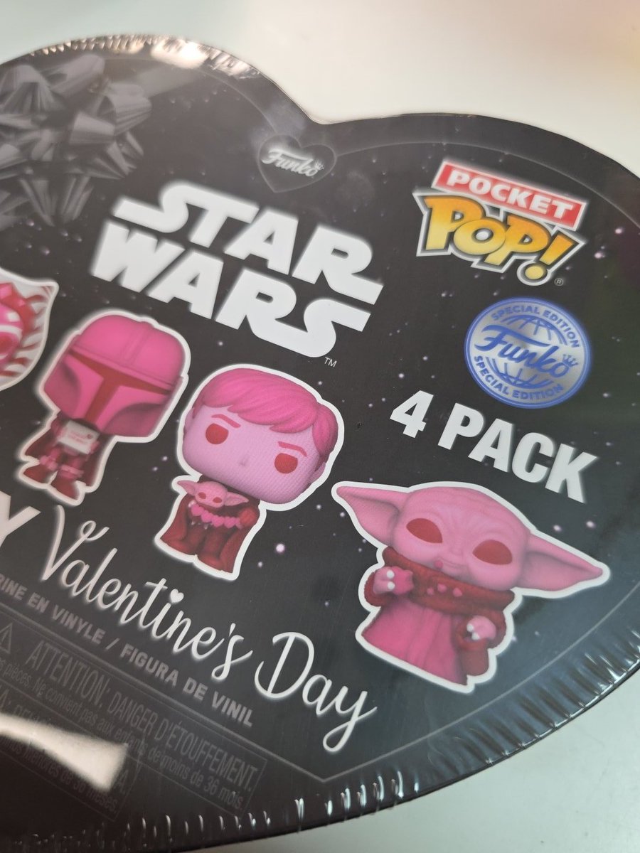 FunhouseShop's tweet image. Funko Pocket Pop Happy Valentine's Day Star War 4 pack- not long until the big day ❤️