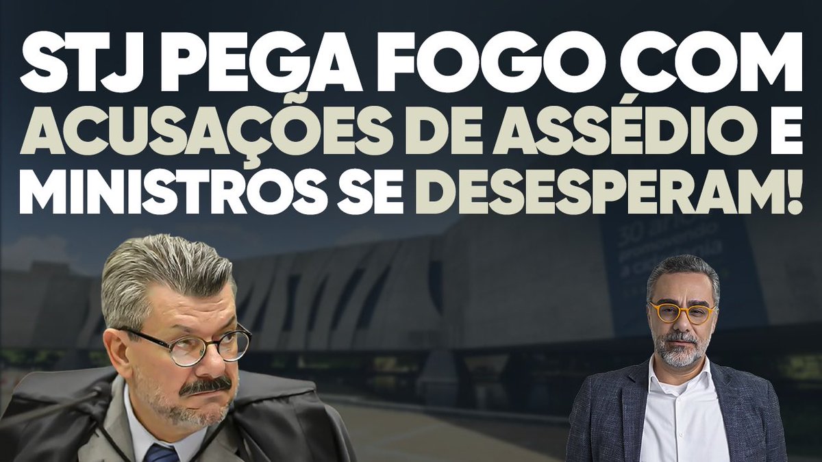 🚨 STJ em chamas: ministro acusado de assédio é afastado após nova denúncia!

Assista agora minha análise completa no Youtube 👇🏻