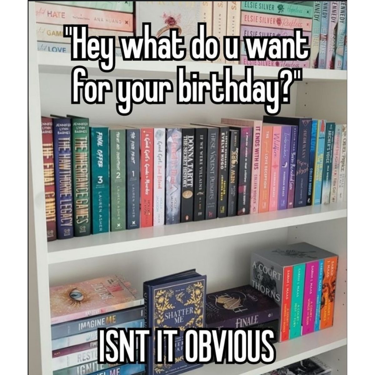 Isn't it obvious?

bitemebox.com/products/bite-…

#whatdoyouwantforyourbirthday #isntitobvious #bookgirlies