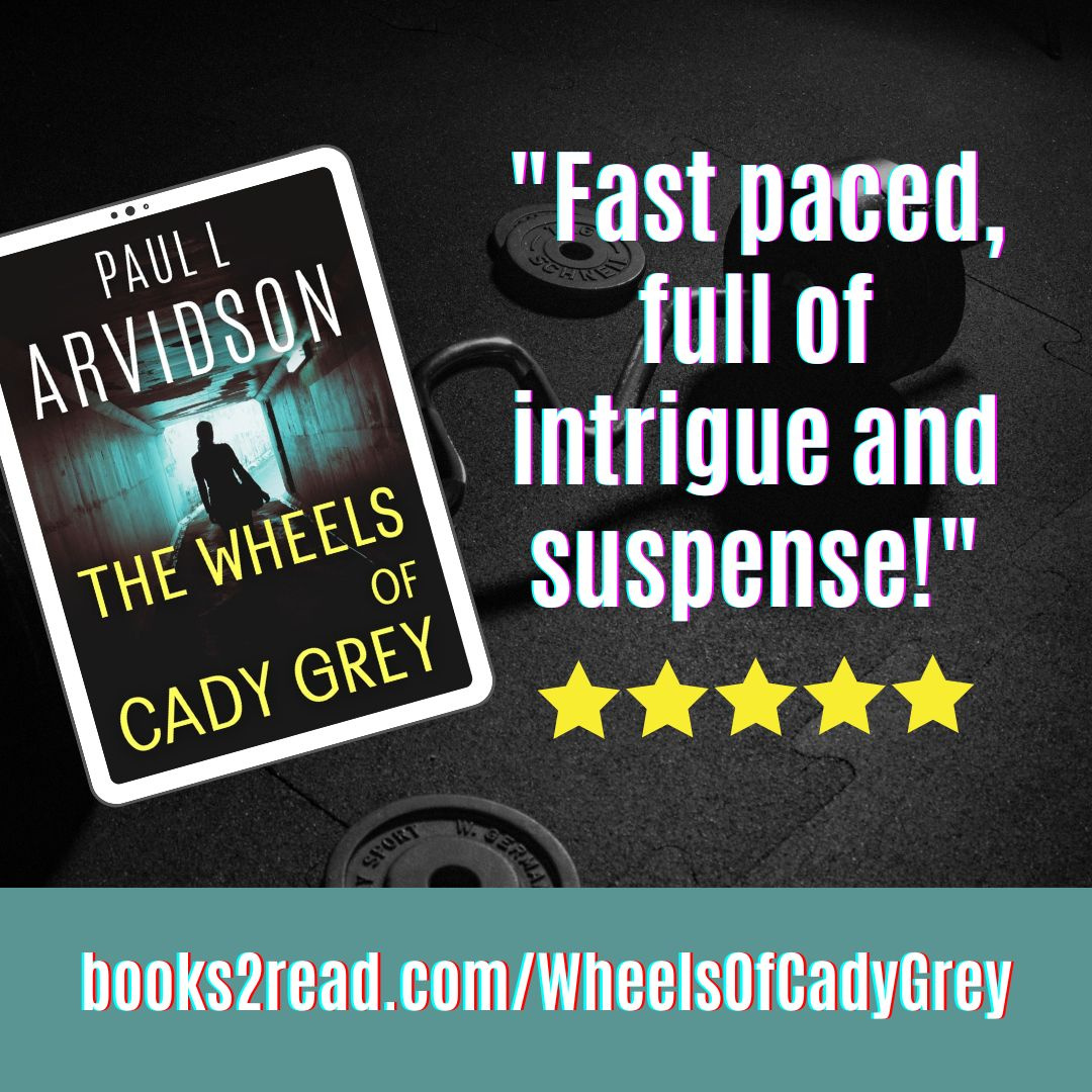 "Fast-paced, packed full of intrigue and suspense!"
The Wheels of Cady Grey is a gripping thriller in the Cady Grey Mysteries series. Available in ebook and audio!
books2read.com/WheelsOfCadyGr… or link in bio.
#Thriller #KickAssWomen #WomenSleuths #DisabledRep