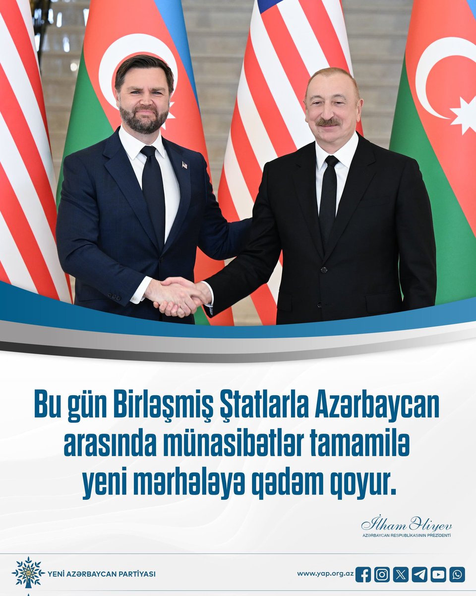 Yeni Azərbaycan Partiyası/ New Azerbaijan Party (@yap_1992) on Twitter photo 