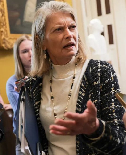 TrumpsHurricane's tweet photo. Alaska “Republican” Senator Lisa Murkowski says she will NOT support The Save Act asks colleagues to do the same

Why do you think she’s not supporting the bill ?? https://t.co/EbdfqqxoiZ
