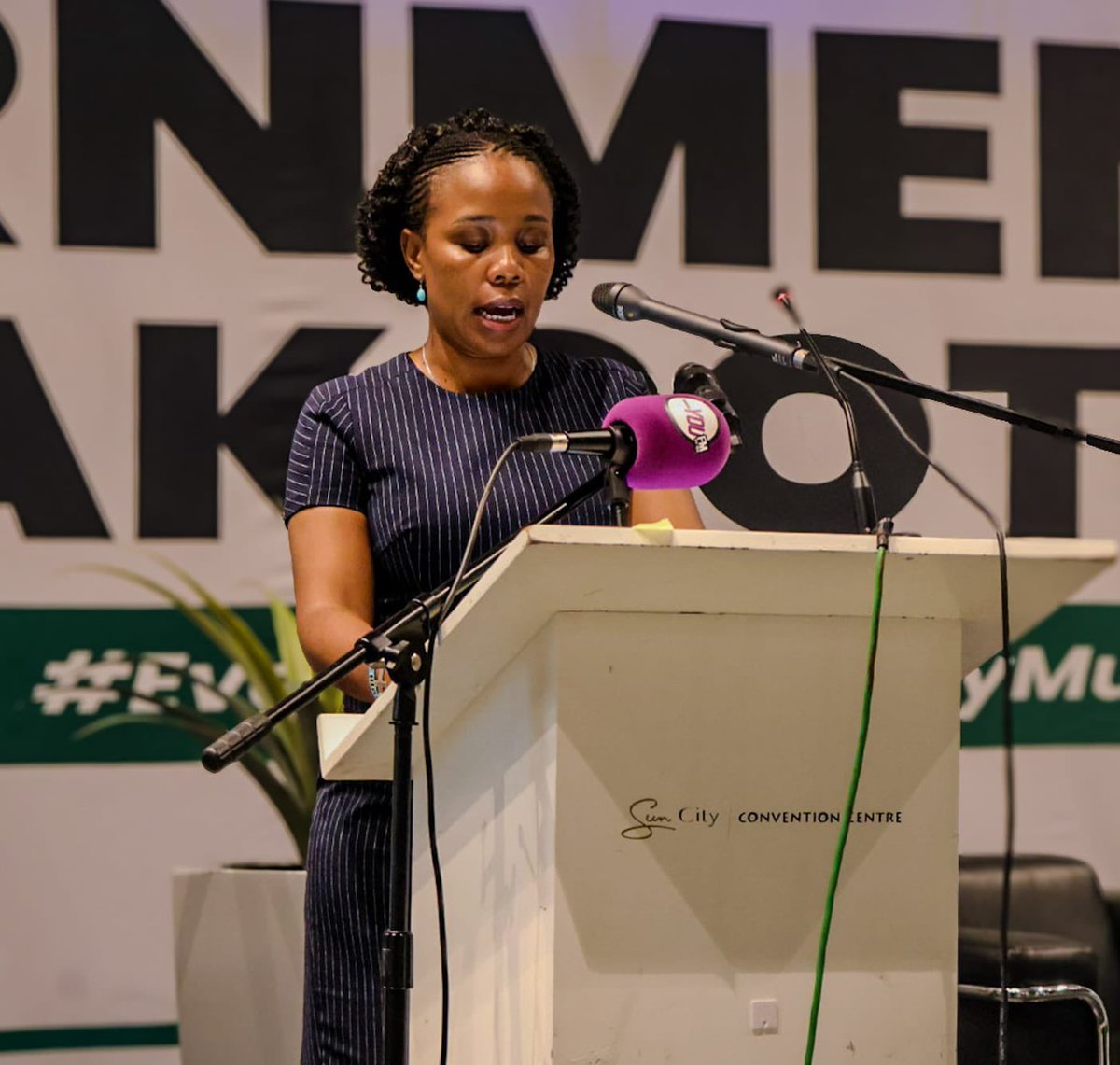 The MEC for Finance in the North West Province, Kenetswe Mosenogi addressed the Provincial Local Government Kgotha Kgothe hosted by the Department of COGTA at Sun City Resort in Moses Kotane. 

The MEC presented an overview of the financial status of municipalities, calling on