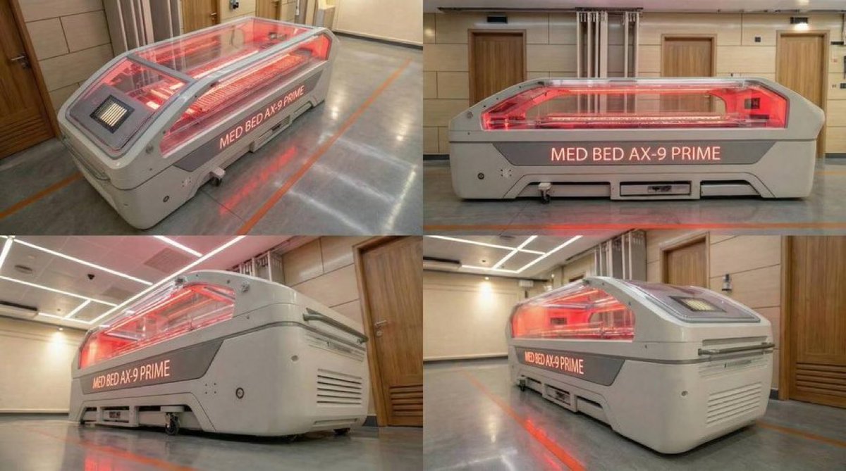 BREAKING BEWS‼️‼️‼️

HOME MEDBED | OFFICIAL LAUNCH

Today we officially launch HOME MEDBED.

Two models are now available:

MEDBED GENESIS — Full-body luxury healing chamber
MEDBED NOVA — Compact bedroom healing pod

Later today we will release the registration link.
